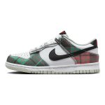 Nike Dunk Low SE GS Tartan Ruuduline Laste Tossud Valge University-Red Must DV8919-100 38.5