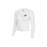 Nike Sportswear Logo Tikandiga Kahe T&otilde;mblukuga K&otilde;rge Kaelusega Jakk Naiste Jakk Valge FD2377-100 XL