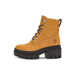 Timberland Everleigh Nahast Mugavad Mitmek&uuml;lgsed Libisemiskindlad Vastupidavad Paksude Taldadega K&otilde;rge Kontsaga Keskmise S&auml;&auml;rega Martin Saapad Naiste saapad Pruun A41QK 37.5