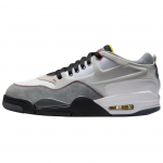 Air Jordan 4 RM Premium Motorsports Meeste Tossud Valge Must Suitsuhall IB8052-100 43