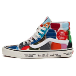 Vans Sk8 Casual k&otilde;rge s&auml;&auml;rega rulaketsid Unisex tossud Sinine Punane Valge VN0A38GF9XQ 35