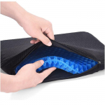 Coussin de Si&egrave;ge en Gel, Anti Escarres, la Pression sur Le Orthop&eacute;dique avec Housse Antid&eacute;rapant Voiture/Bureau/Fauteuil Roulant