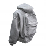 Meeste loominguline reisihoodie seljakotiga Kerge lukuga seljakotiga pusas&auml;rk Vabaaja &uuml;likoolipullid Komplektid S