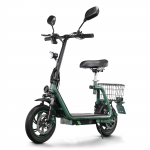Twofish M5 PRO-E Electric Scooter with basket and seat EEC Certified 12 Tires 500W Motor 48V13Ah Battery 40km/h Max Speed 30km Max Range roheline