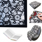 Isetehtav V&auml;rvimispleed 50 x 60 Diivanipleed Pestav V&auml;rvi Ise Pleed Kunst Single Layer