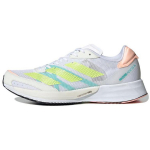 Adidas Adizero Adios 6 Valge Pulss Laim Naiste Tossud Pilvevalge Valguss&auml;hvatus-Oranž GY0910 42
