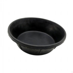 Rubber feed Pan Horse Feeder Basin Heavy Duty Large Dog Bowl 8 Quart for Small Animal
