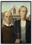 Plakat american gothic pop art 21x30 cm