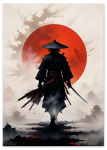 Plakat plakaty japońskie samuraj 30x40 cm