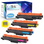 LxTek 4 &Uuml;hilduv tooner TN247 TN-247 TN243 TN-243 jaoks (kiibiga) Brother HL-L3210CW HL-L3230CDW HL-L3270CDW MFC-L3710CW jaoks
