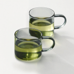 Tassid majapidamises kasutatavast paksust l&auml;bipaistvast klaasist teetassiga kuumakindel k&otilde;rge temperatuuri plahvatuskindel tee l&otilde;hnastatud tee kohvitassid 100ml
