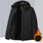 10XL 9XL Talvised Meeste Parkad Fliisist Veekindlad Soojad Suured Suurused 6XL 7XL 8XL &Uuml;lesuurusega Paksenenud Kapuutsiga Joped L&otilde;dvad Tuulejoped 10XL must