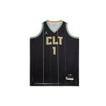Nike X NBA Noorte Charlotte Hornets LaMelo Ball Kiiresti kuivav Hingav Korvpallivorm Laste vorm Must 3Y2B7BU8P-HOR01 S