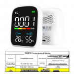 WiFi Tuya &Otilde;hukvaliteedi Monitor: PM2.5, CO2, TVOC, HCHO, NDIR-andur