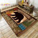 Country Style Farmhouse Lodge karu p&otilde;der hirv pehme vaip ruudukujuline flanell koduvaip Vintage kodu elutuba p&otilde;randamatid magamistoa vaip 40x60cm