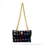 Kotkapea Klassikaline Naiste K&auml;ekott 19CM Must PU Nahk Magnetiline Sulgur Igap&auml;evane Kasutus Crossbody &Otilde;lakott