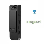 Videosalvesti HD 1080P Kantav Politsei Kehal Kantav Kaamera &Ouml;ise N&auml;gemise J&auml;relevalvekaamera Turvat&ouml;&ouml;taja Kodu jaoks With Wifi+32g Card must