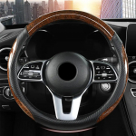 Four Seasons universaalne auto roolikate Peach Wood Grain libisemiskindlad katted 38cm Auto rooliratta kate Autotarvikud pruun