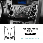 Ford Focus SE ST MK3 2012 2013 2014 jaoks Ehtne Pehme S&uuml;sinikkiust Kleebis LHD Auto Keskjuhtimispuldi &Otilde;huava Raami Sisekujunduse Lisatarvikud