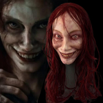 Evil Dead Rise Lateksmask Cosplay Karneval Hirmutav Tapja Kiiver T&auml;isn&auml;oga &Otilde;udne Maskeraad Halloweeni Peo Kost&uuml;&uuml;mi Rekvisiidid