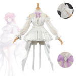 Dorothy Anime Cosplay Kost&uuml;&uuml;m Pulmakleidi ja Peo&uuml;rituste jaoks S valge