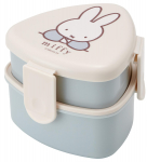 Uisutaja kolmnurkne onigiri l&otilde;unas&ouml;&ouml;gikarp, 2 Miffy, valmistatud Jaapanis, karp, tasemed, 500ml, disain, antibakteriaalne, (ONWT1AG68252)