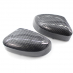 Side Wing Mirror Cover For Ford Focus II III MK2 DA DP DH DB DS 2 3 2008 2009 2018 Rearview (carbon look)