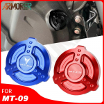 For YAMAHA MT09 MT 09 MT-09 Tracer FJ-09 FZ09 Motorcycle Accessories CNC Engine Oil Cap Bolt Screw cover 2013 - NO LOGO Red