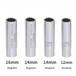 Universal spark plug socket spark plug wrench magnetic Shrapnel plug disassembly automatic repair Magnet 14MM