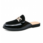 Moodsad Uued Mustad Poolsaapad Meestele Nahast Kingad Meeste Mokaasiinid Vabaajakingad Meeste Mood Sapato Social Masculino Mocassin Homme Chaussure 6