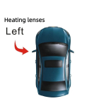 Wide angle heated car mirror glass for HONDA FIT (2009 10 11 12 13 ) JAZZ (2011-2013) CRZ Left