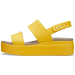 Crocs Brooklyn platvormsandaalid naistele kollased 39-40