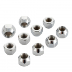 10 pcs Height 16mm Wheel Lugs Nuts M12x1.25,M12x1.5, M14x1.5,1/2 -20 Trailer Lugs Tire Acorn Nut 21mm Hex Wheel Nuts M12x1.5