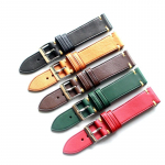18mm 20mm 22mm must pruun punane roheline &otilde;li ehtsast nahast kellarihm Roll kellarihmale Tudori k&auml;ev&otilde;ru Oris piloodi valuuta rihm 18mm roheline