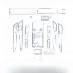 For Jetour X90 X95  Accessories interior Thin film transparent TPU Protective Film Anti-Scratch Sticker Right Hand Drive
