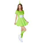 2 naljakat uut Teletubby kost&uuml;&uuml;mi, Halloweeni multikakujukesed, armsad animatsioonipeo kost&uuml;&uuml;mid 10-12 years old roheline
