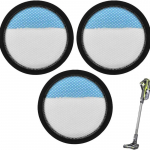 3 tk pestav filter Ryobi 18V 1+ juhtmeta puld tolmuimejale PCL720, PBLSV716, PBLSV717 asendusosad, v&otilde;rrelda osaga A32SV720N 3pcs