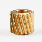 5pcs 17teeth 5mm inner hole copper gear for Benz renault land rover Ford handbrake parking motor brass beige