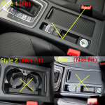 VW Volkswagen Golf7 Golf 7 2014 2015 2016 2017 2018 jaoks Auto keskkonsooli joogitopsihoidja paneeli viimistluskate Siseaksessuaarid Only For Style 1