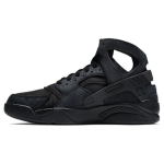 Nike Air Flight Huarache Slip Resistant Mid top Vintage Basketball Shoes Unisex Black 705005-009 40 black