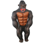 Halloween Uus Koomiline T&auml;ispuhutav Kost&uuml;&uuml;m Kooli&uuml;ritus Lavaesitus King Kong Rekvisiidid Kost&uuml;&uuml;m Cosplay adult (150-190cm) brown