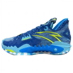 Anta Shock Wave 5 Cushioning, Wear Resistant Low top Basketball Shoes Men's Blue 112341106-2 44.5