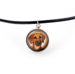 Rhodesian Ridgeback, African Lionhound, African Lion Dog - necklace pendant with your photo, handmade, handcrafted jewelry by Art-Dog brand