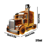 Lik&ouml;&ouml;ripudel poolveoauto kujuline Viski pudel 375ml Vintaažne lik&ouml;&ouml;ripudel huvitava korgiga Brunchi v&otilde;i &Otilde;lle serveerimiseks black