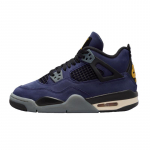 Air Jordan 4 Retro GS Lakers Laste tossud Lilla Keiserlik Lilla Mitmev&auml;rviline IB4171-500 37.5