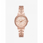Michael Kors Cinthia Roosa Kuldse Tooniga K&auml;ekell MK3643 roosa kuldne v&auml;rv