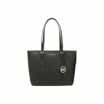 Michael Kors Mk Jet Set Travel Logo Ripats T&auml;isnahast Commuter T&otilde;mblukuga K&auml;ekott Ostukott Crossbody &Otilde;lakott Naiste T&otilde;mblukuga Kott Must 35S0GTVT1L-BLACK Basic Set (Bag+Dust Bag)
