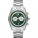 Emporio Armani Racer Roheline H&otilde;bedane Meeste Kvarts Kronograaf AR11637 roheline