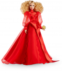 Barbie Mattel 75. aastap&auml;eva Barbie Glam Blonde GMM98 [Signature Black] must