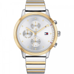 Tommy Hilfiger Blake H&otilde;bedane Kahev&auml;rviline Metall Naiste Kvartsikell 1781908 h&otilde;be